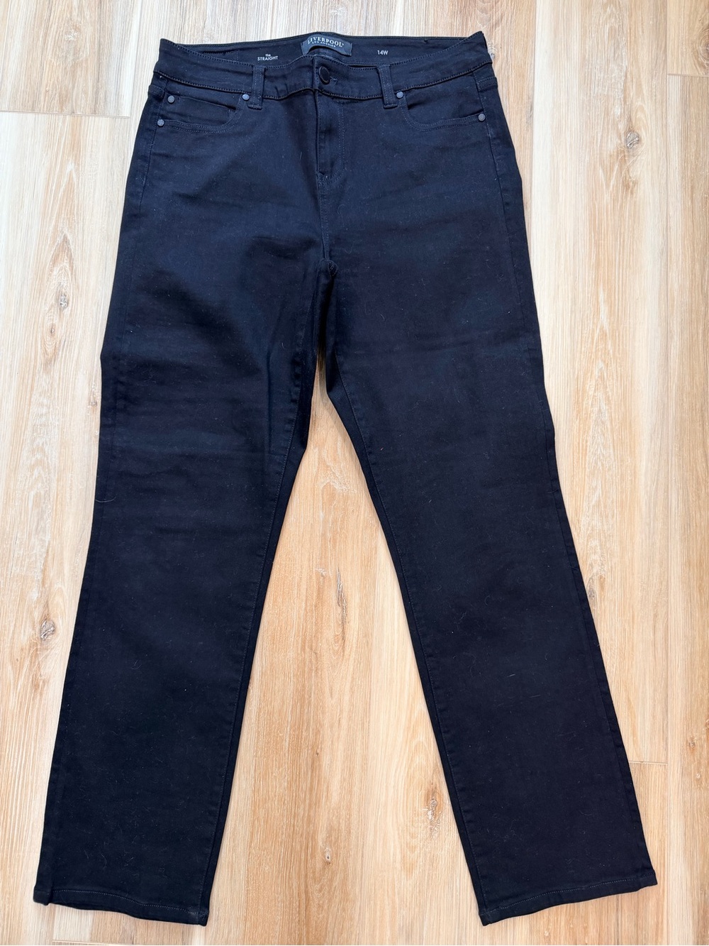 Liverpool straight black jeans size 14w